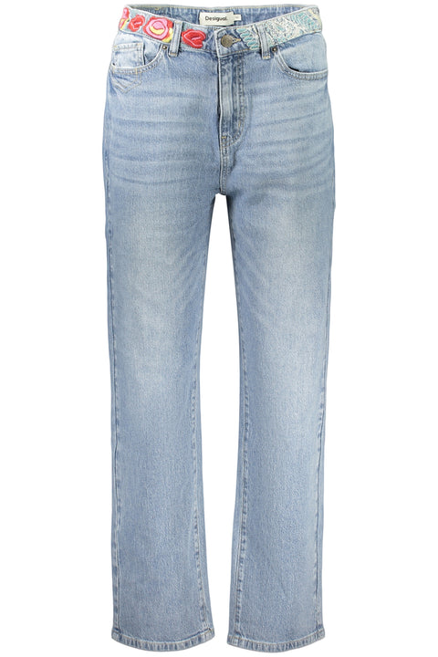 Desigual Jeans Denim Donna Azzurro