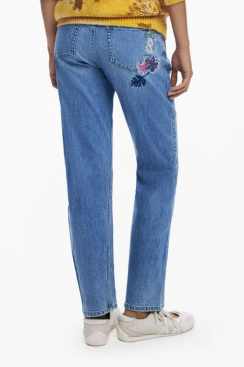 Desigual Jeans Denim Donna Azzurro