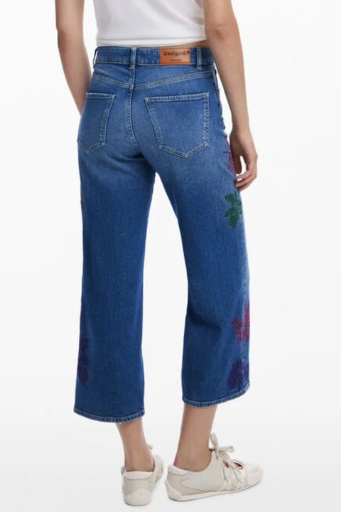 Desigual Jeans Denim Donna Azzurro