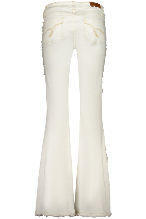 Desigual Jeans Denim Donna Bianco