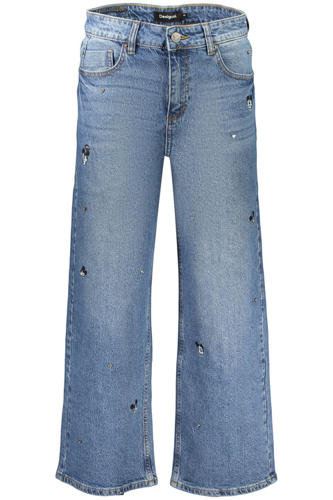 Desigual Jeans Denim Donna Blu