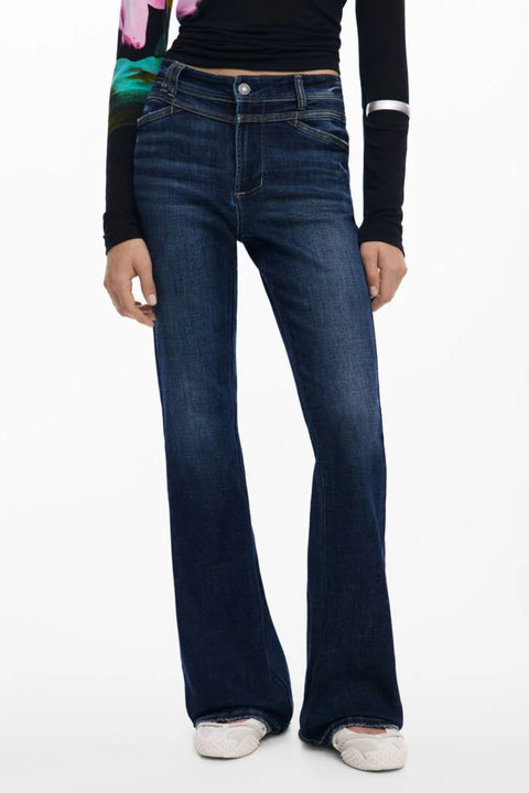 Desigual Jeans Denim Donna Blu