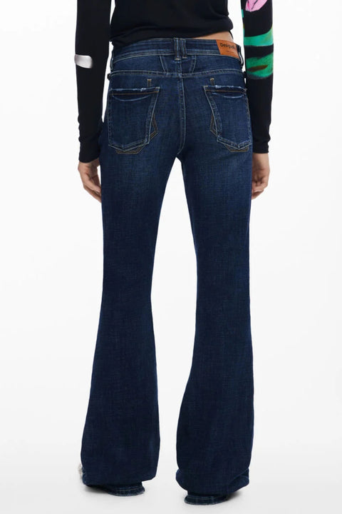Desigual Jeans Denim Donna Blu
