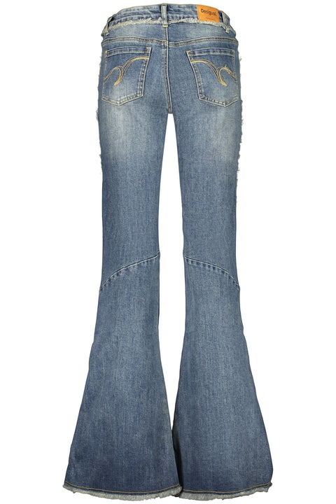 Desigual Jeans Denim Donna Blu