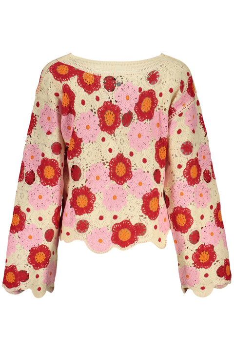 Desigual Maglia Donna Beige