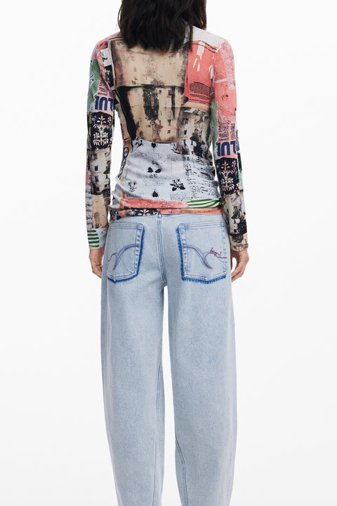 Desigual Maglia Donna Rosa