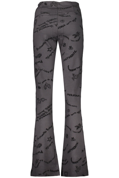Desigual Pantalone Donna Nero