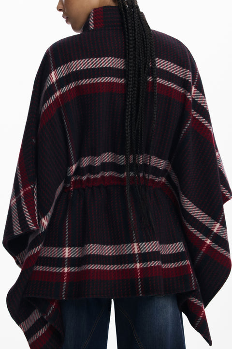 Desigual Poncho Donna Nero