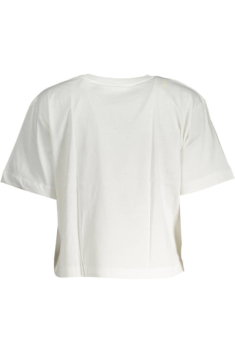 Desigual T-Shirt Maniche Corte Donna Bianco