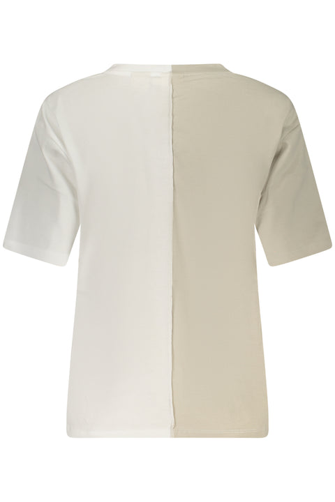 Desigual T-Shirt Maniche Corte Donna Bianco
