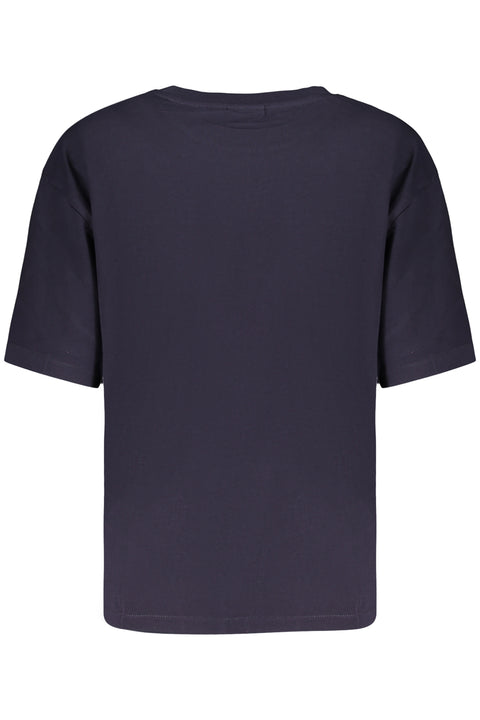 Desigual T-Shirt Maniche Corte Donna Blu