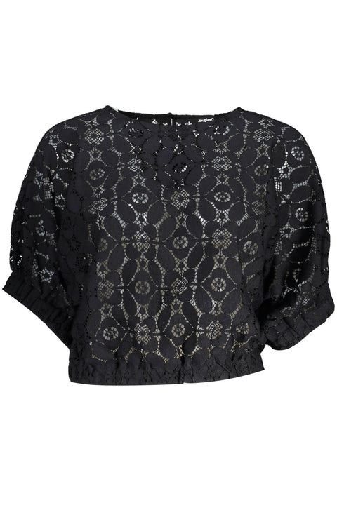 Desigual T-Shirt Maniche Corte Donna Nero