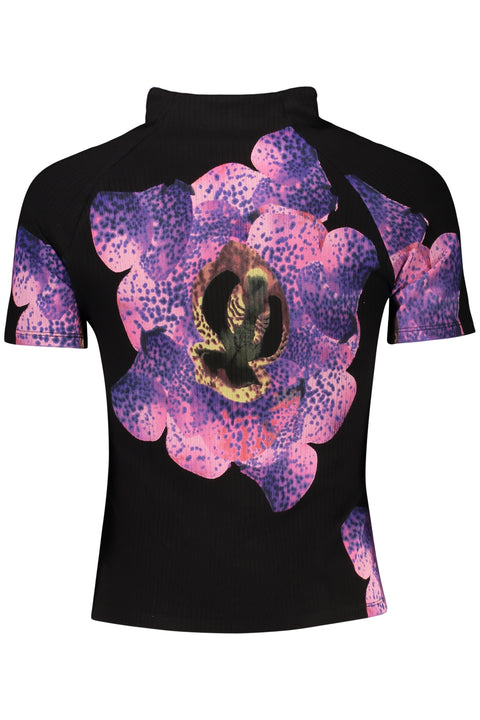 Desigual T-Shirt Maniche Corte Donna Nero