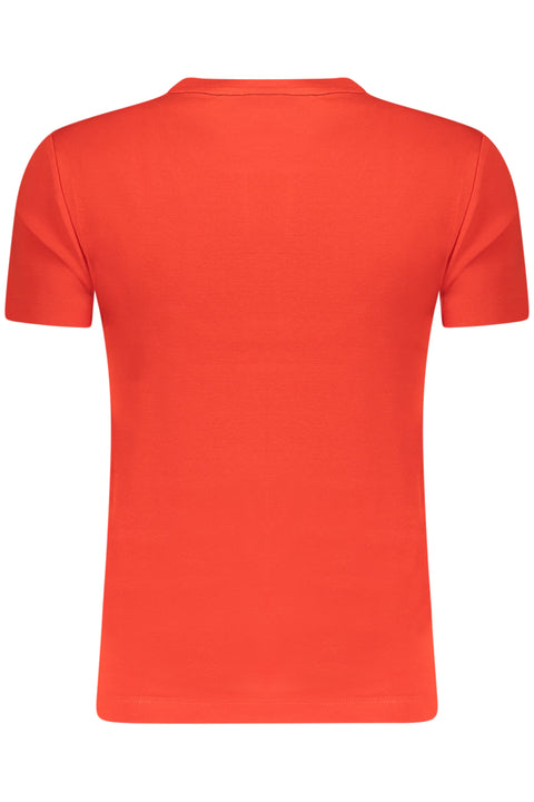 Desigual T-Shirt Maniche Corte Donna Rosso