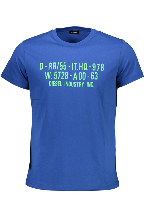 Diesel T-Shirt Maniche Corte Uomo Blu