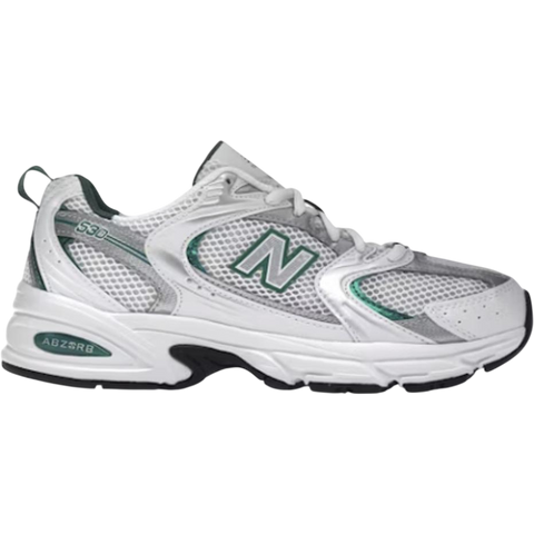 New Balance 530 White Silver Green