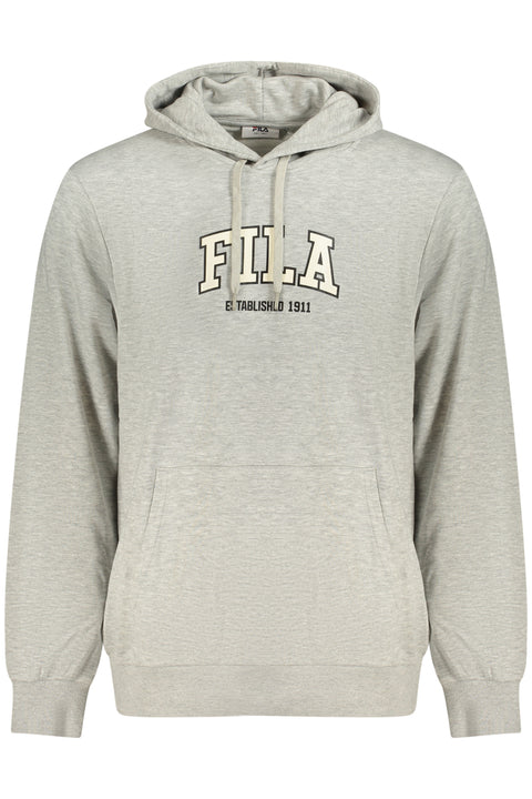 Fila Felpa Senza Zip Uomo Grigio