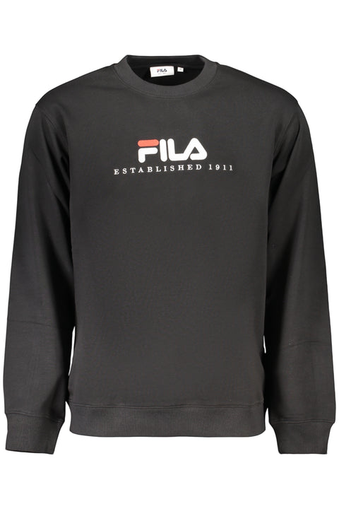 Fila Felpa Senza Zip Uomo Nero