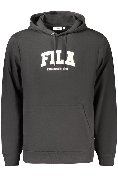 Fila Felpa Senza Zip Uomo Nero