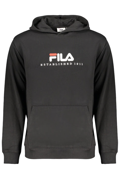 Fila Felpa Senza Zip Uomo Nero