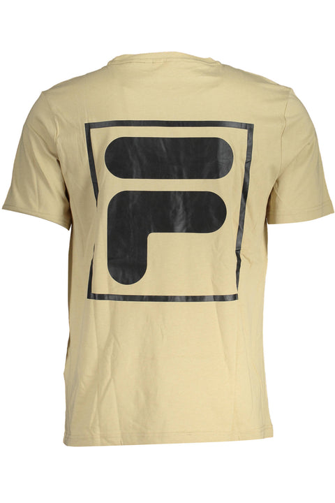 Fila T-Shirt Maniche Corte Uomo Beige