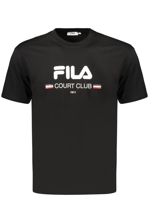 Fila T-Shirt Maniche Corte Uomo Nero
