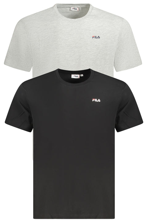 Fila T-Shirt Maniche Corte Uomo Nero