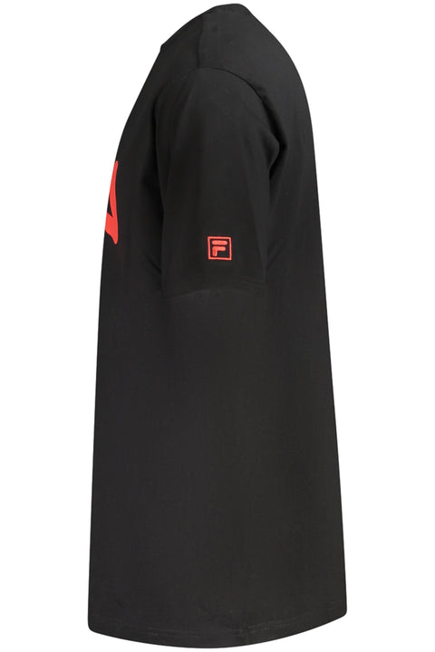 Fila T-Shirt Maniche Corte Uomo Nero