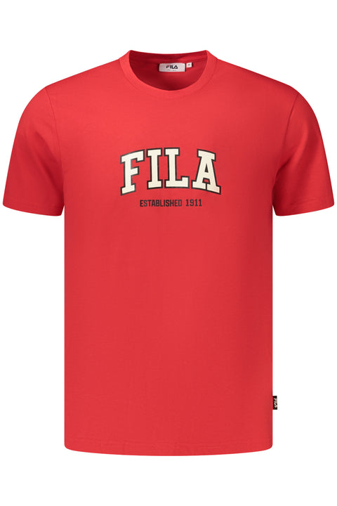 Fila T-Shirt Maniche Corte Uomo Rosso