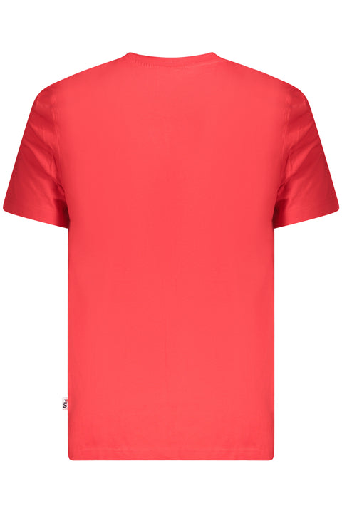 Fila T-Shirt Maniche Corte Uomo Rosso