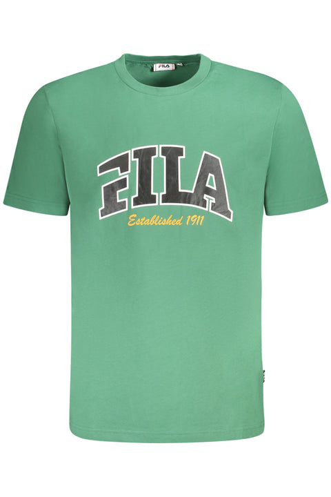 Fila T-Shirt Maniche Corte Uomo Verde