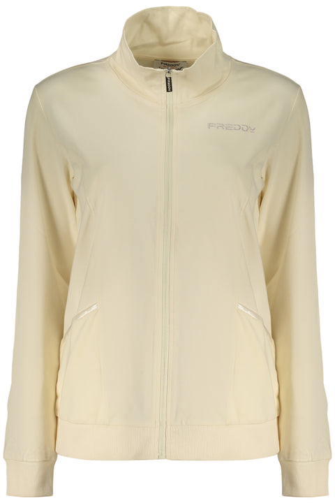 Freddy Felpa Con Zip Donna Beige