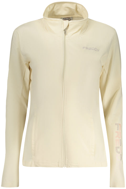 Freddy Felpa Con Zip Donna Beige
