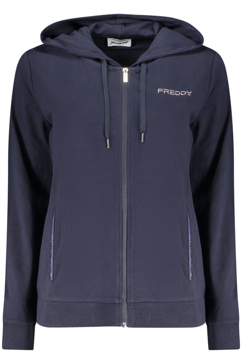 Freddy Felpa Con Zip Donna Blu