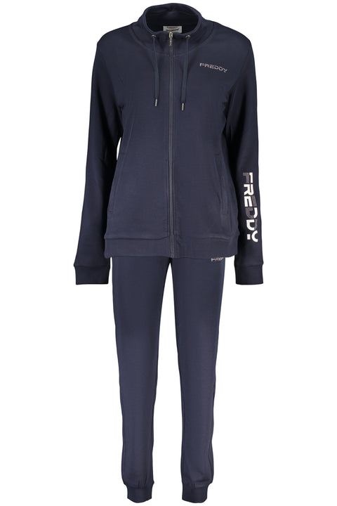 Freddy Felpa Con Zip Donna Blu
