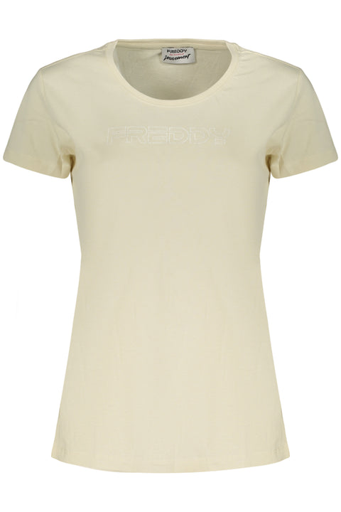 Freddy T-Shirt Maniche Corte Donna Beige