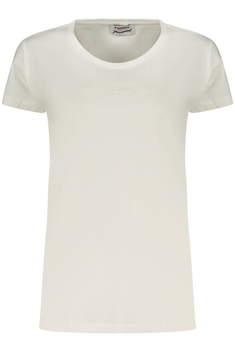 Freddy T-Shirt Maniche Corte Donna Bianco