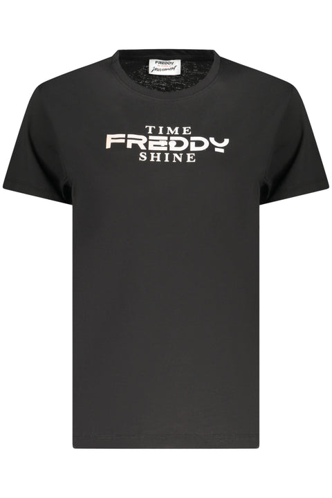 Freddy T-Shirt Maniche Corte Donna Nero