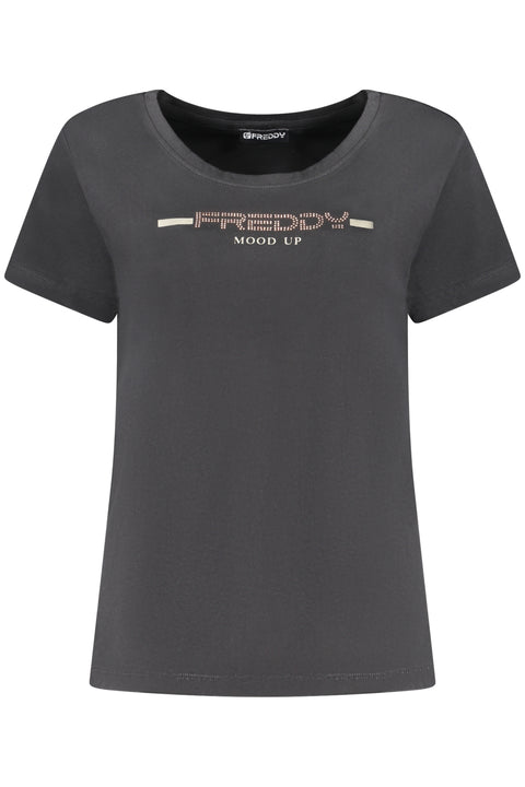 Freddy T-Shirt Maniche Corte Donna Nero