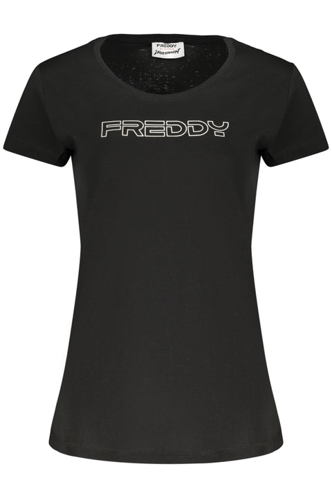 Freddy T-Shirt Maniche Corte Donna Nero