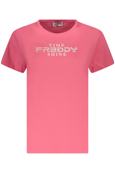 Freddy T-Shirt Maniche Corte Donna Rosa