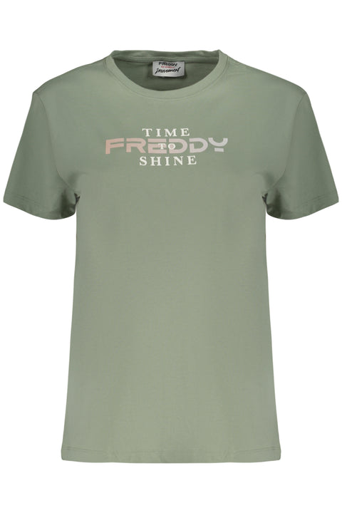 Freddy T-Shirt Maniche Corte Donna Verde