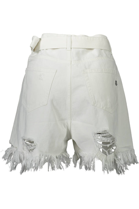 Gaelle Paris Pantalone Short Donna Bianco