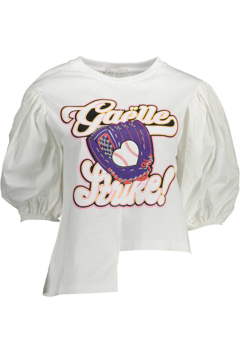 Gaelle Paris T-Shirt Maniche 3/4 Donna Bianco