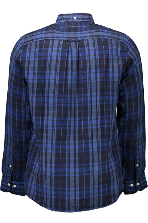 Gant Camicia Maniche Lunghe Uomo Blu