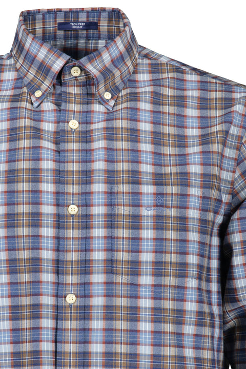 Gant Camicia Maniche Lunghe Uomo Blu