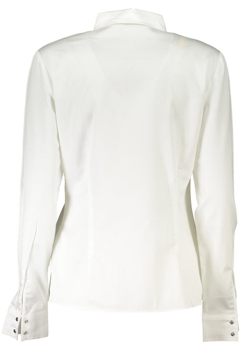 Guess Jeans Camicia Maniche Lunghe Donna Bianco