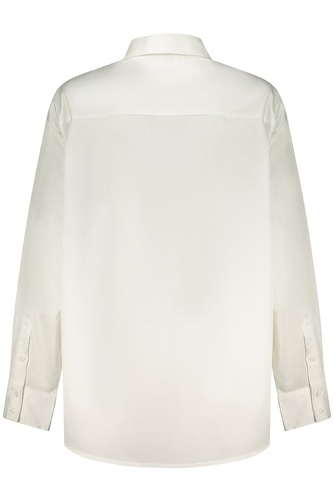 Guess Jeans Camicia Maniche Lunghe Donna Bianco