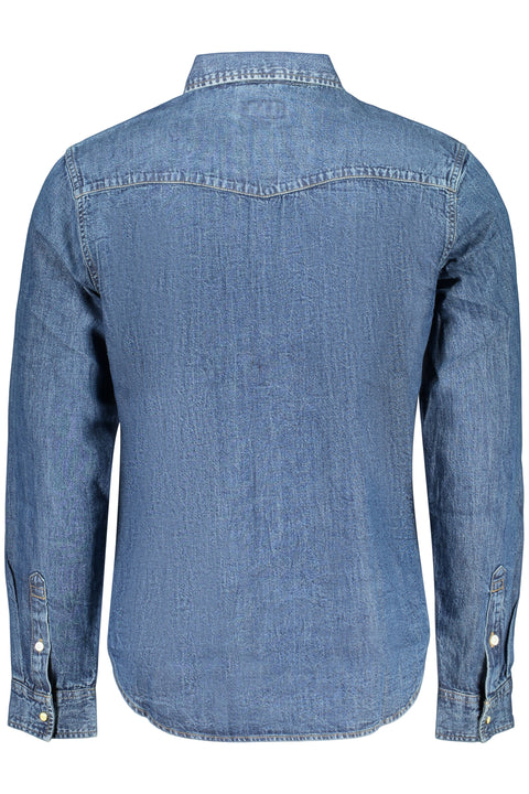 Guess Jeans Camicia Maniche Lunghe Uomo Blu