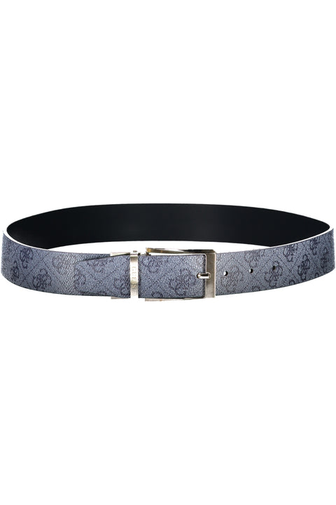 Guess Jeans Cintura In Pelle Uomo Blu